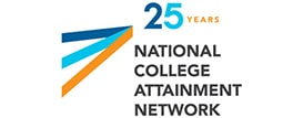 25 year National College Attainment Network logo