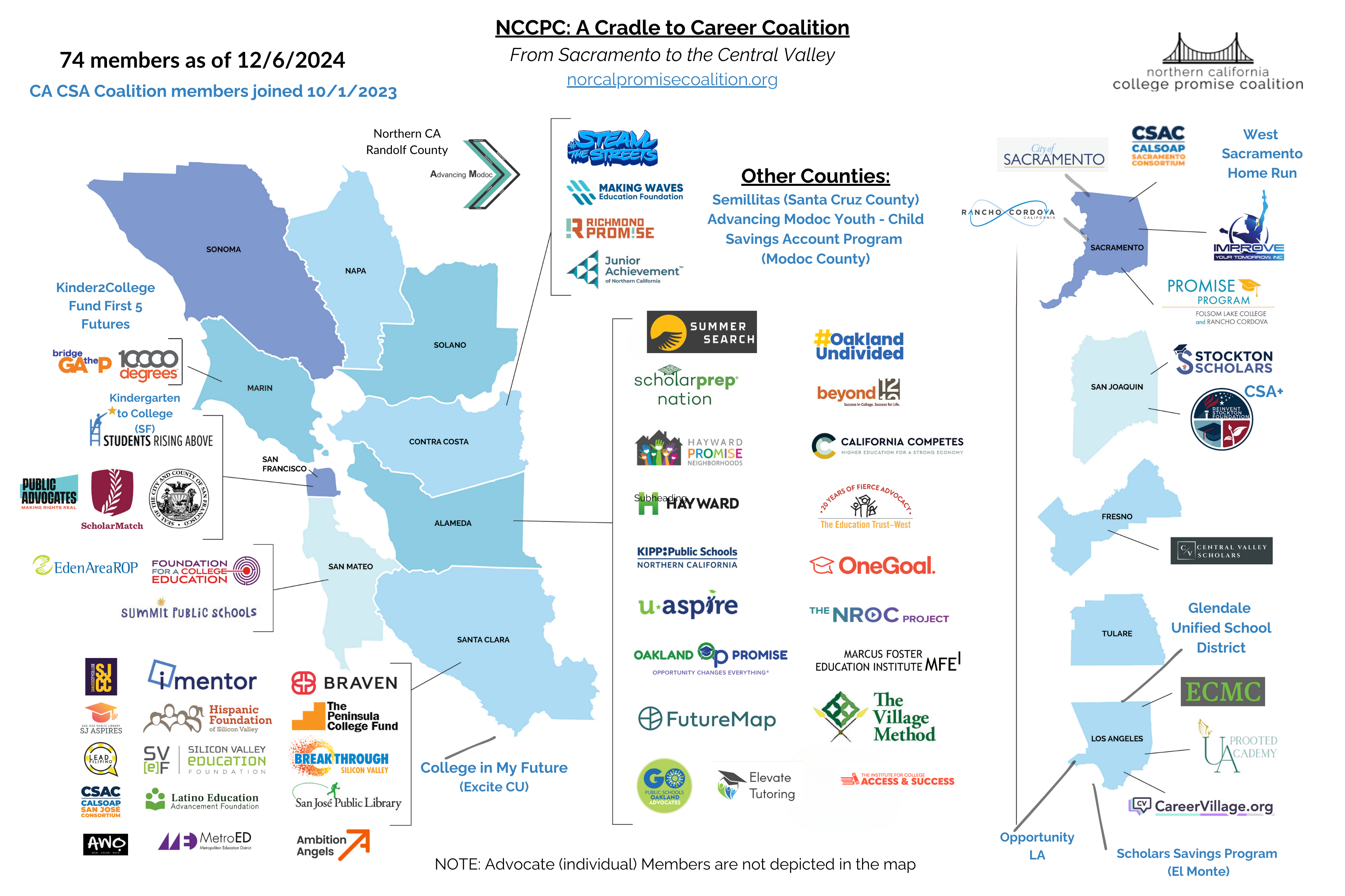 12.6.2024 NCCPC Membership Map w CSA NCCPC Membership Map with CSA as of 4/12/2024